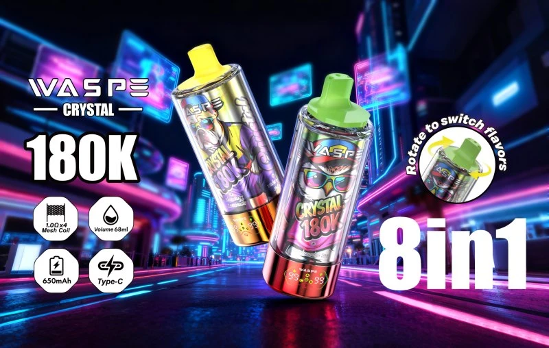 Waspe Crystal 8 IN 1 180000 Puffs