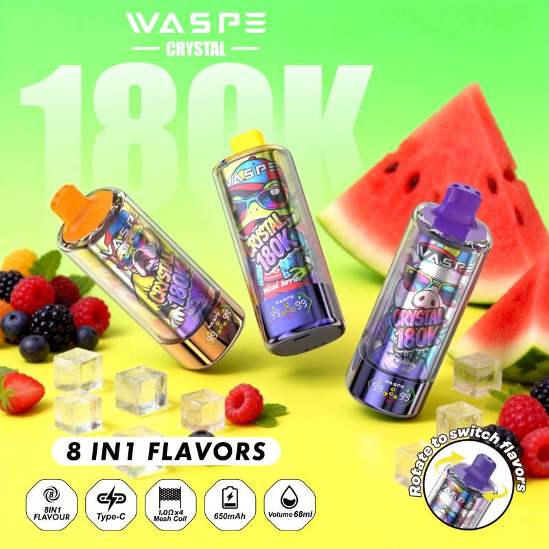 Waspe Crystal 8 IN 1 180000 Puffs