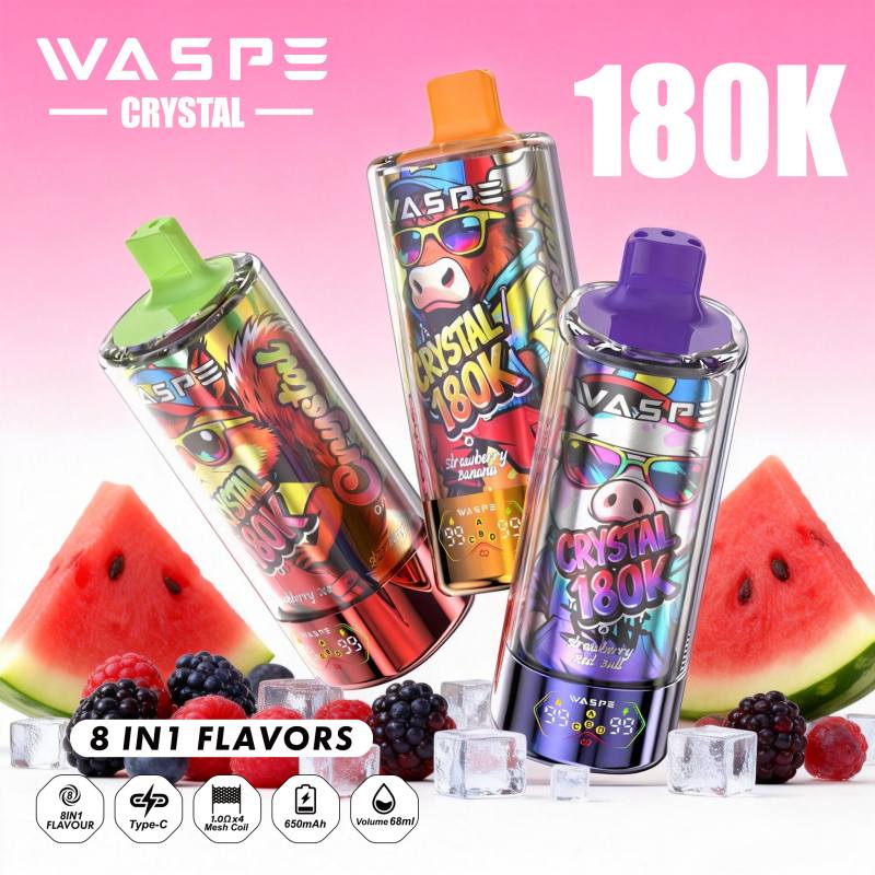 Waspe Crystal 8 IN 1 180000 Puffs