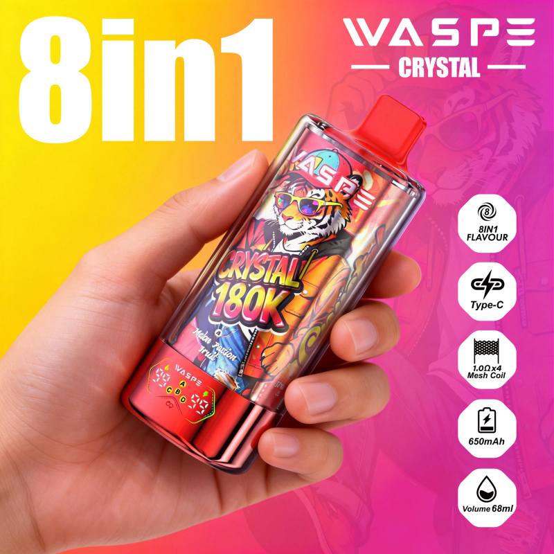 Waspe Crystal 8 IN 1 180000 Puffs