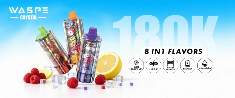 Waspe Crystal 8 IN 1 180000 Puffs